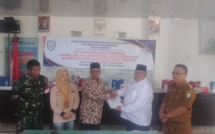 Penetapan KPM BLT-DD Untuk Tahun Anggaran 2025
