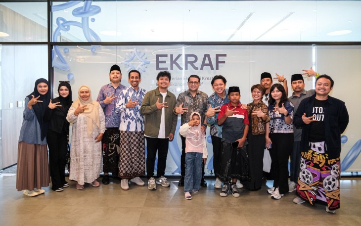 Menekraf Teuku Riefky dukung film Foufo kenalkan uniknya Madura yang memiliki potensi buka lapangan kerja kreatif, Jakarta, Kamis (8/5/2025)
