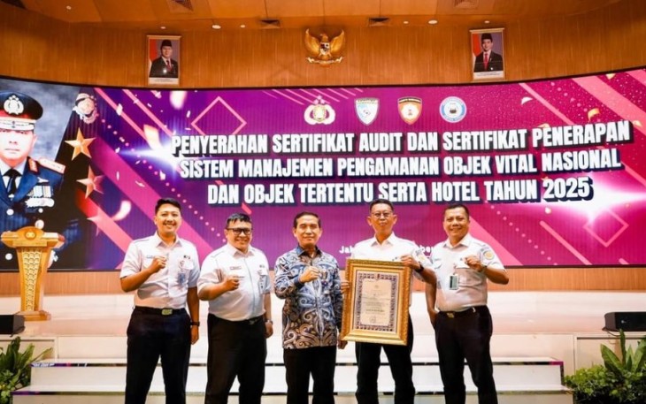 Stasiun Gambir Raih Sertifikat Sistem Manajemen