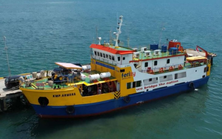 Ilustrasi armada PT ASDP Indonesia Ferry 