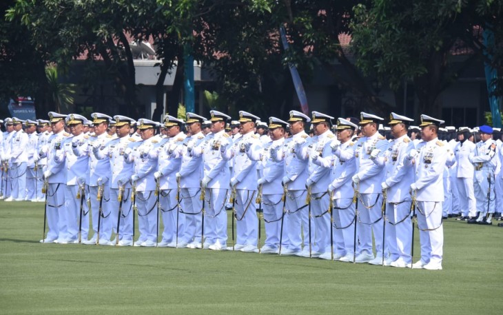 Danpasmar 1 Ikuti Upacara di Koarmada RI