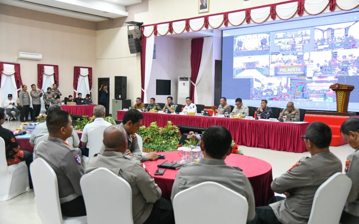 Gubernur Ansar Ahmad Hadiri Rakor Lintas Sektoral Bahas Kesiapan Pengamanan Idulfitri 1446 H 