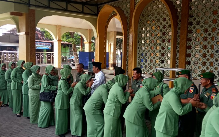 Dandim 0803/Madiun Hadiri Tasyakuran Kenaikan Pangkat dan Halal Bihalal di Denhub Rem 081/DSJ