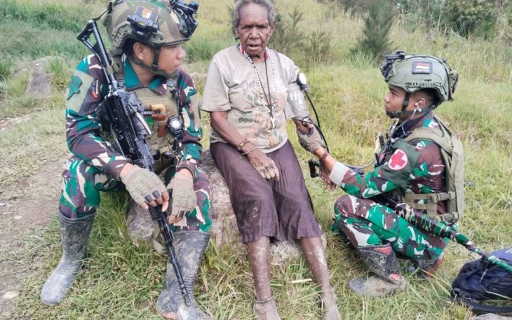 Satgas TNI Bawa Harapan Lewat Safari Honai
