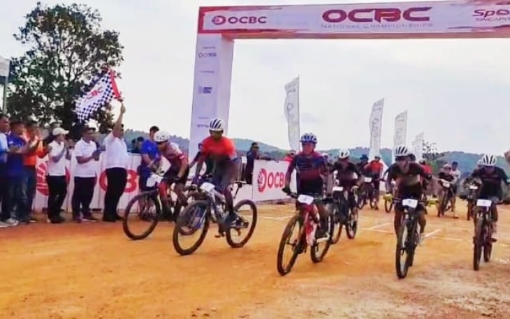 Bupati Bintan Roby Lepas OCBC Singapore National MTB Champions 2025