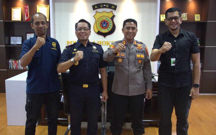 Bea Cukai Lhokseumawe Jalin Sinergi dengan Kapolres Lhokseumawe yang Baru