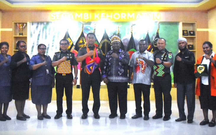 Pangdam Kasuari Terima Audiensi MRPB Kolaborasi Memajukan Papua Barat