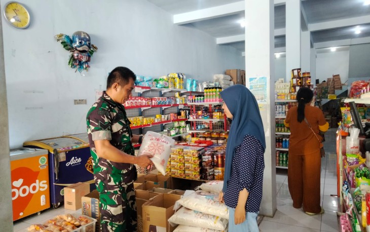 Dandim Ponorogo Imbau Para Babinsa Lakukan Pantauan dan Pengecekan Harga dan Ketersediaan Sembako