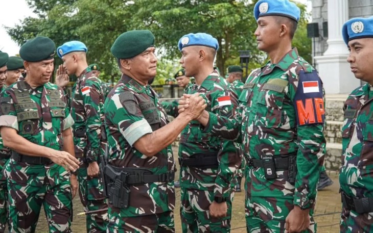Pangdivif 3 Kostrad Pimpin Pelepasan Satgas BGC TNI Konga 39-G MONUSCO