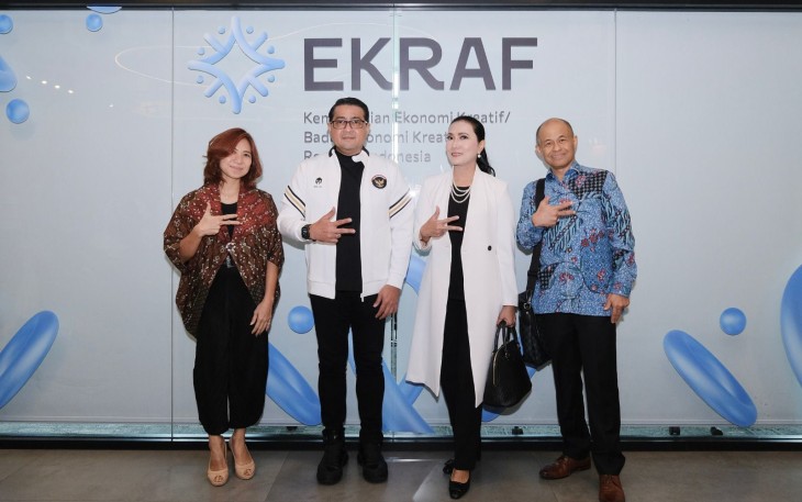 Menteri Ekraf Teuku Riefky Harsya menerima audiensi PT Havelaar Prakarsa Internasional di Kantor Kementerian Ekraf, Jakarta, pada Kamis, 20 November 2025.