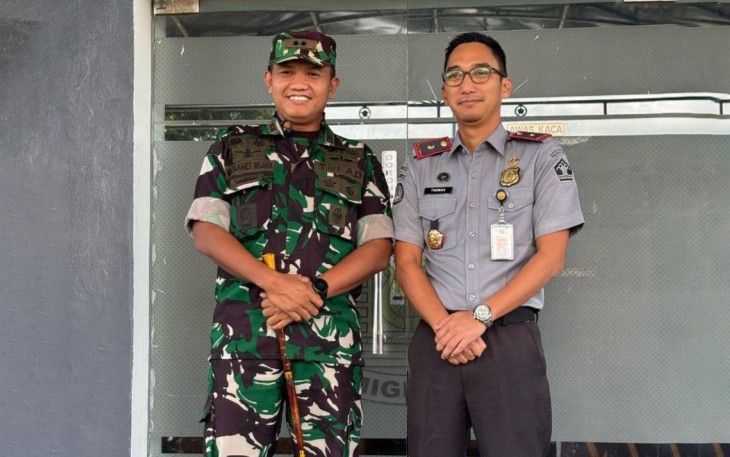 Dandim 1710/Mimika Letkol Inf M. Slamet Wijaya, S. Sos., M. Han., M.A. melakukan kunjungan ke Kantor Imigrasi Kelas II TPI Mimika yang beralamat di Jalan Baru, Distrik Mimika Baru, Kab. Mimika, Selasa (11/3/2025)