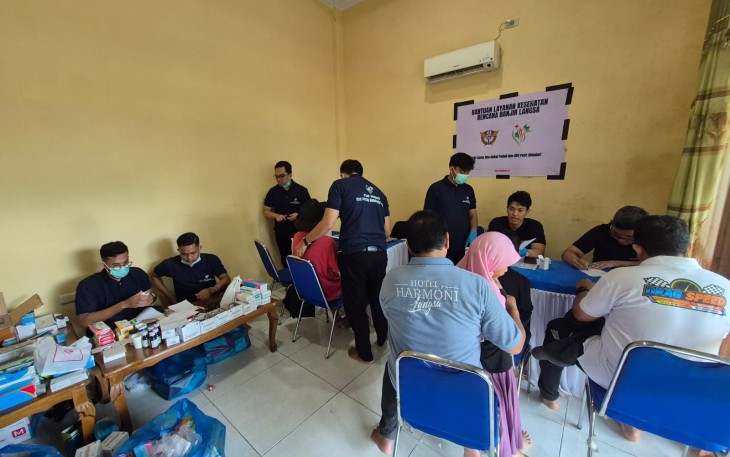 Bea Cukai Langsa dan RSU Putri Bidadari Gelar Pengobatan Gratis Pasca Banjir