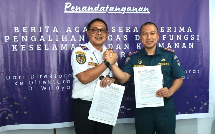 Ditjen Hubdat Serah Terima Tugas dan Fungsi Keselamatan ke DItjen Hubla 
