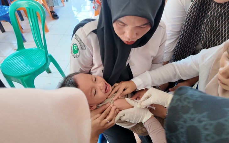 Satgas TMMD Ke-124 Kodim 0408/BS Gelar Sosialisasi dan Penyuluhan Posyandu dan Posbindu PTM