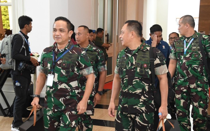 Pangkoops Udara II Ikuti Rapim TNI-Polri Tahun 2025