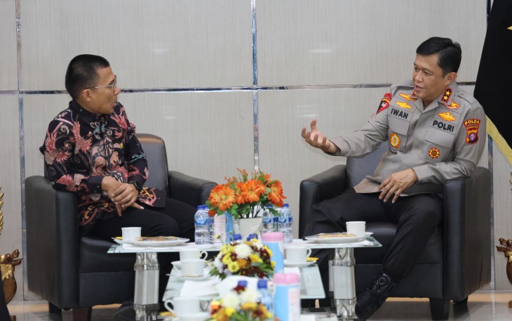 Kapolda Kalteng Terima Kunjungan Kakanwil Ditjenpas Kalteng  
