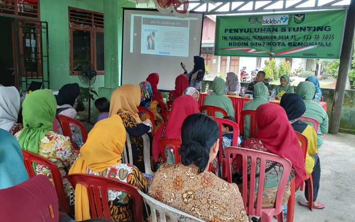 Satgas TMMD ke-123 Kodim 0407 Bersama Pemkab Gelar Penyuluhan