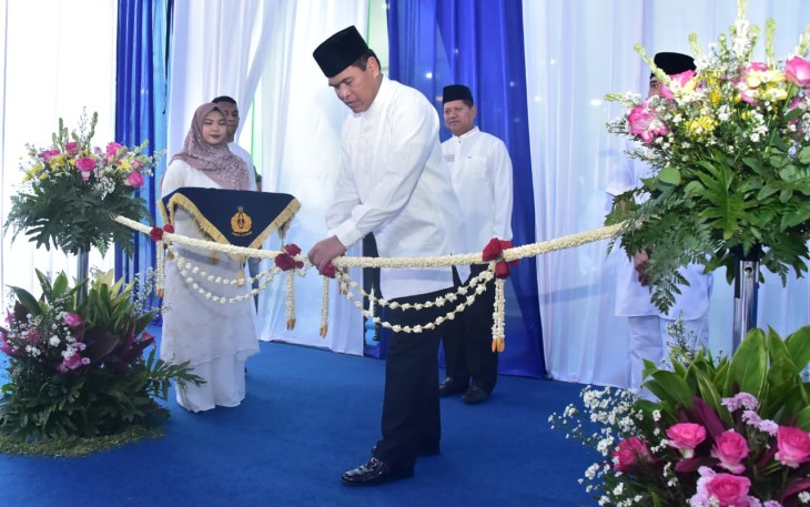 Kepala Staf Angkatan Laut (Kasal) Laksamana TNI Dr. Muhammad Ali memimpin peresmian renovasi sarana ibadah di kawasan Kompleks TNI AL Dewa Kembar, Jakarta Utara,