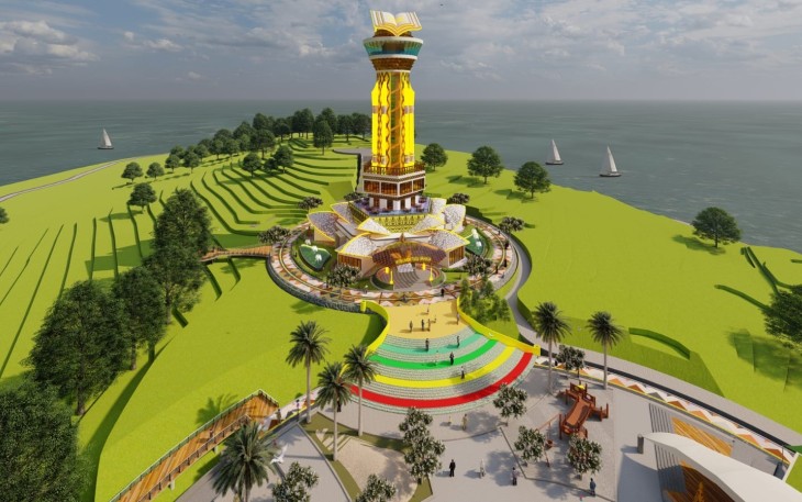 Design Museum dan Monumen Bahasa Nasional di Pulau Penyengat