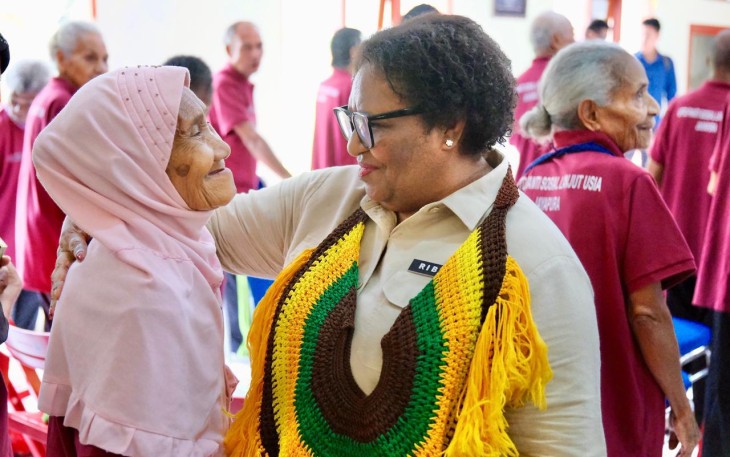 Wamendagri Ribka Haluk saat Sidak RSUD Yowari, Kabupaten Jayapura, Papua, Jumat (13/3/2026) siang.