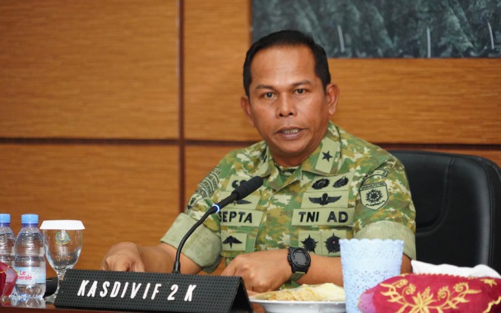 Kepala Staf Divisi Infanteri 2 Kostrad, Brigjen TNI Septa Viandi DP, S.IP 