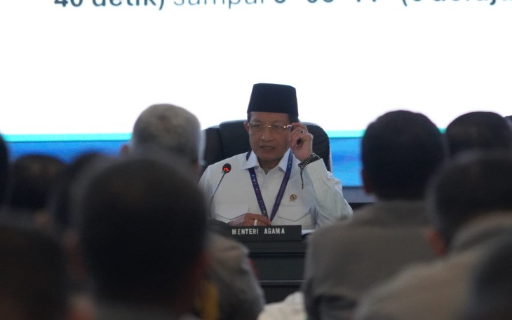 Menteri Agama Nasaruddin Umar di Jakarta, Senin (2/3/2026).