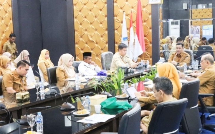 Sekda Bintan Ronny Kartika saat Buka Advokasi Program Nasional Keamanan Pangan Tahun 2026