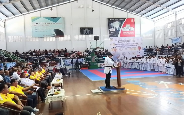 Kejurda Karate Funakoshi Piala Danlanud Soewondo Resmi Dimulai