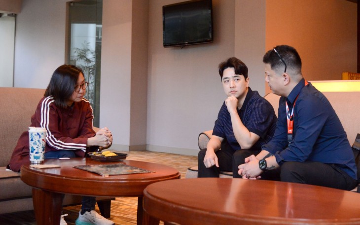 Wakil Menteri Ekonomi Kreatif, Irene Umar, menerima audiensi Big Ground Entertainment bersama KANVERSE Korea untuk membahas peluang kolaborasi dalam pengembangan indutri kreatif, Epicentrum XXI, Jakarta, Selasa (10/03/2026).