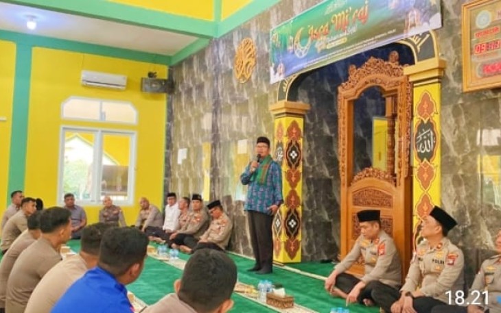 Polres Bintan Gelar peringatan Isra Mi'raj 1447 H