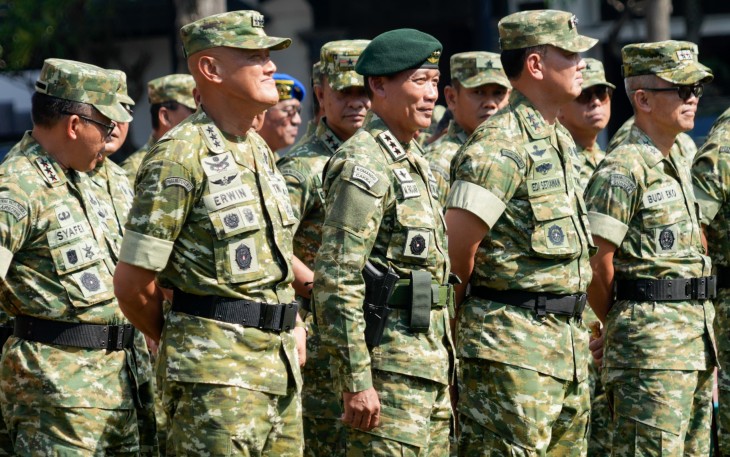 Panglima Kostrad, Letjen TNI Mohammad Fadjar, MPICT., menghadiri penerimaan Perwira Remaja (Paja) TNI Angkatan Darat Abituren Pendidikan Pertama Perwira (Dikmapa) Perwira Karier (PK)