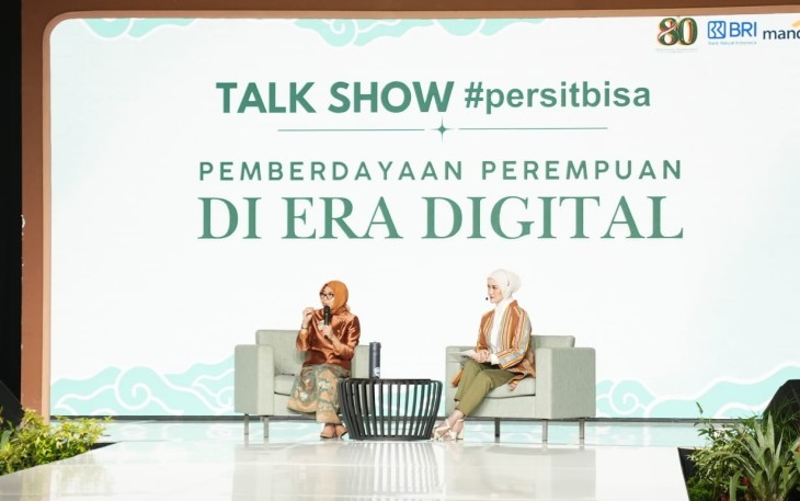 Talk show #PersitBisa bertajuk “Pemberdayaan Perempuan di Era Digital” digelar di Jakarta, Minggu (10/5/2026).