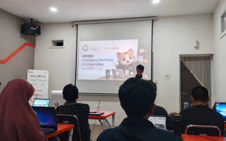 AI Connect Makassar dan Kodeka Labs Gelar Workshop Intelligent Workflow Orchestration with n8n