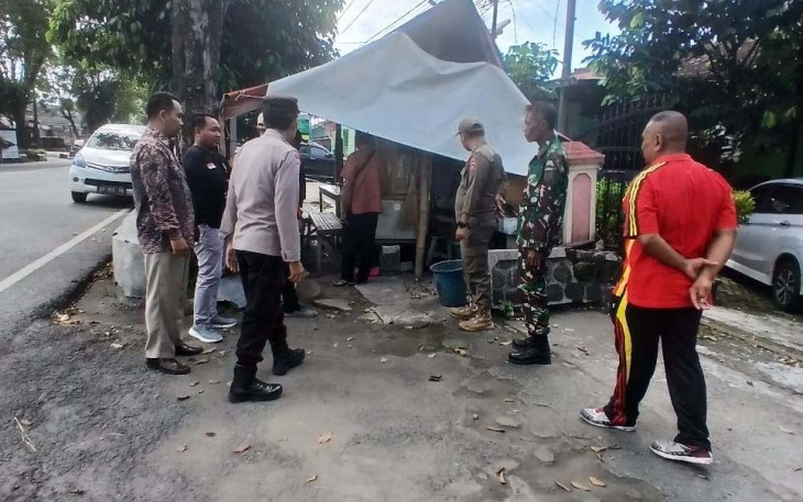 Penertiban PKL di wilayah desa binaan 