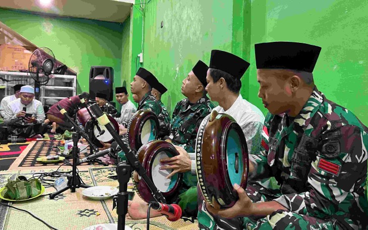 Penampilan Hadroh Yonarmed 12 Kostrad 