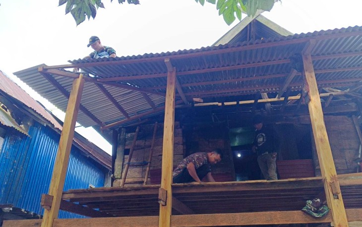 Pembangunan RTLH Kodim 1415/Selayar 
