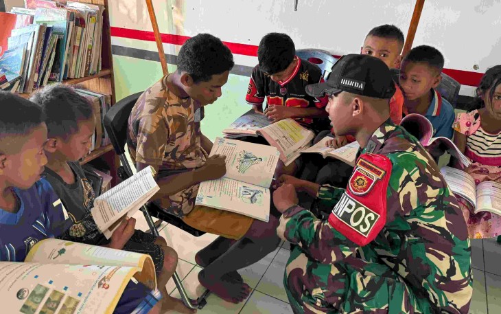 Budayakan membaca generasi muda di perbatasan