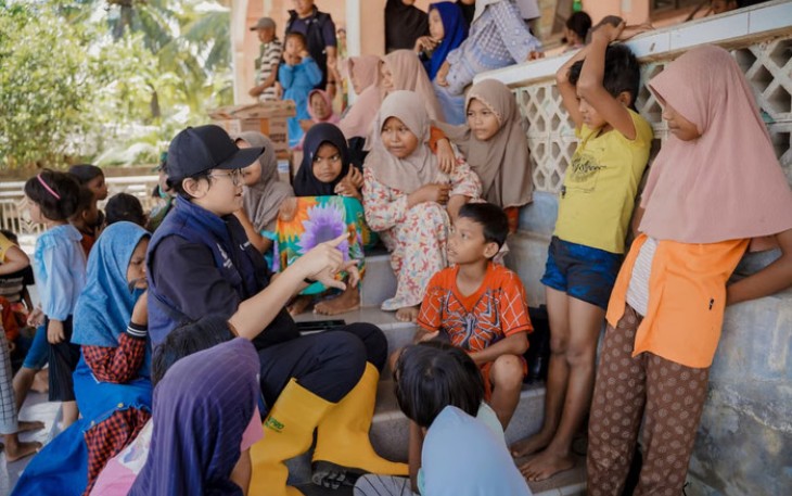 Employee Volunteering Grup MIND ID Dampingi Pemulihan Sumatra