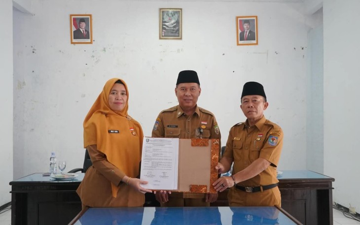 Serah Terima Jabatan Kepala Dinas Kominfosan Provinsi Bengkulu /Foto : MC 