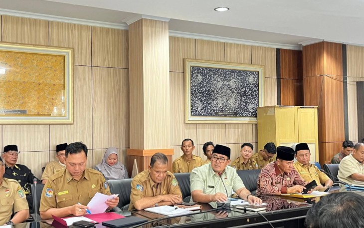 Pj Sekda Kota Bengkulu Medy Febriansyah Hadiri Rakor /Foto : MC 