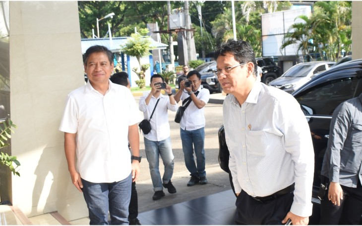 Menteri Keuangan Republik Indonesia, Purbaya Yudhi Sadewa, melaksanakan kunjungan kerja ke Kantor Wilayah Direktorat Jenderal Bea dan Cukai (DJBC) Aceh
