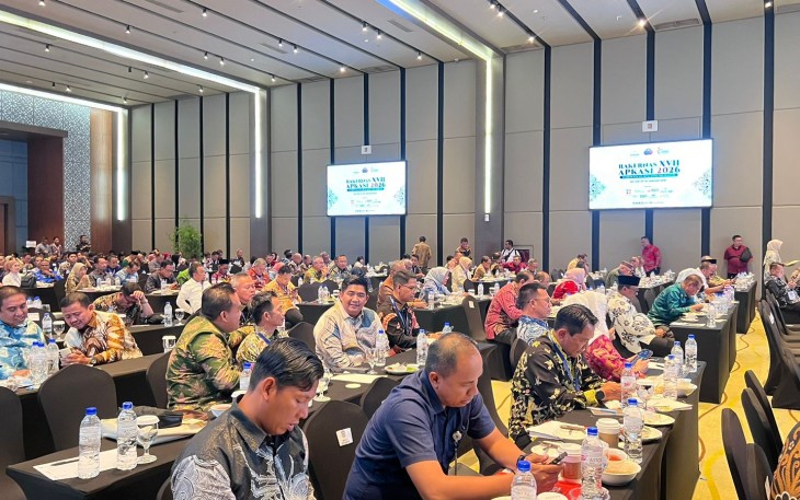 Bupati Roby Sampaikan Komitmen Dukung Agenda Nasional
