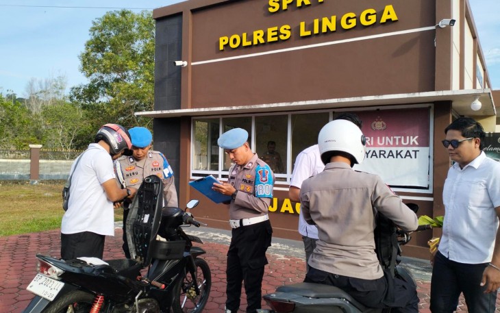 Propam Polres Lingga Tegakkan Disiplin Personel Dukung Oeprasi Keselamatan 2026
