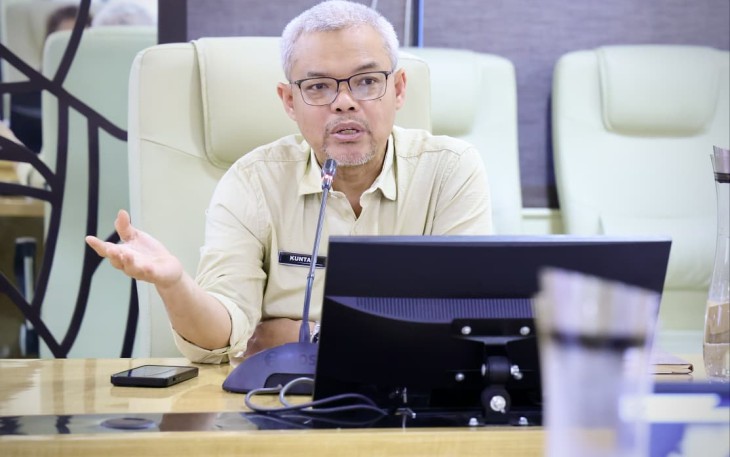 Sekretaris Jenderal (Sekjen) Kemnaker Cris Kuntadi dalam keterangan pers Biro Humas Kemnaker, Jakarta, Rabu (11/2/2026)