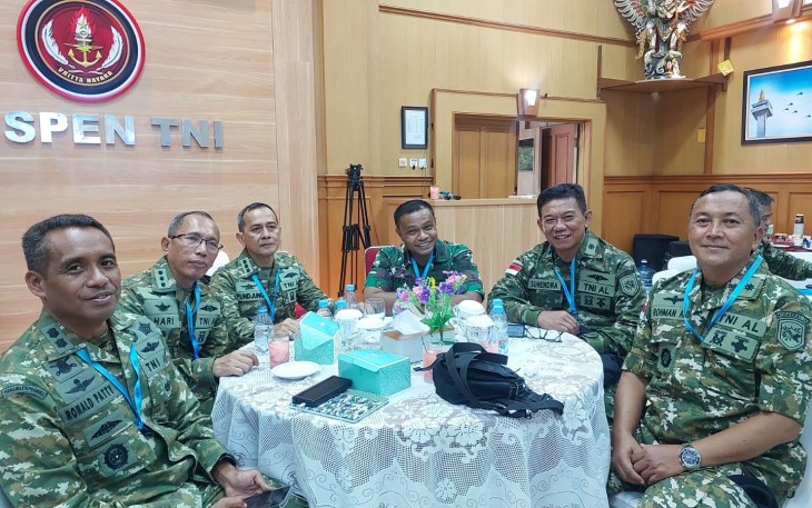 Kadispen Kodaeral IV Batam Hadiri Rakornispen TNI 2026 di Cilangkap
