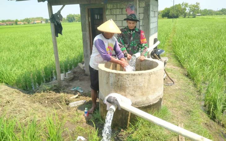 Pentingnya Babinsa Kodim Ponorogo Pendampingan Petani Dalam Manajemen Pengairan