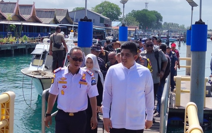 Bupati Bintan Roby Kurniawan SPWK Bersama FKPD Tinjau Pos Pelayanan dan Pos Pam Pelabuhan