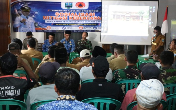 Sosialisasi penanggulangan bencana di Desa Brabe