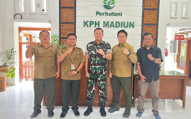 Dandim Ponorogo Kunjungan Kerja ke KPH Madiun