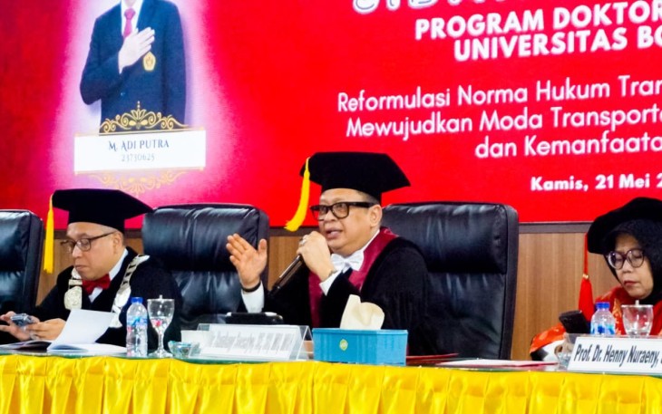 Uji Sidang Terbuka Program Doktor Ilmu Hukum Universitas Borobudur